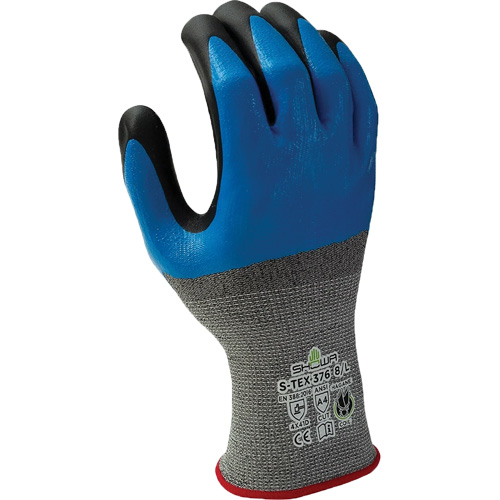 Gants r&eacute;sistant &agrave; la coupe 376, 6/Petit, R&ecirc;vetement Nitrile/Mousse de nitrile, Calibre 13, Enveloppe en Polyester/Acier inoxydable Consource