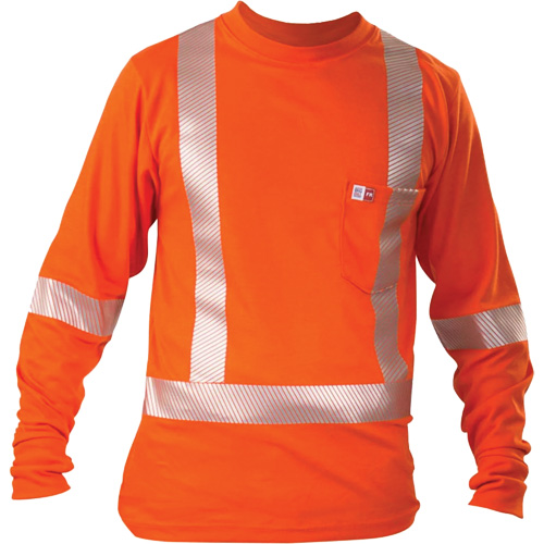 Long-Sleeved T-Shirt, Medium, Orange Consource