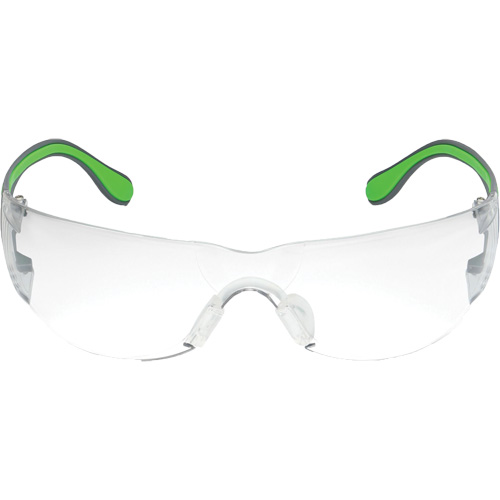 Lunettes de s&eacute;curit&eacute; gris/vert Adapt Lite, Lentille Transparent, Antibu&eacute;e/Anti-&eacute;gratignures, ANSI Z87+/R&eacute;pond ou surpasse la norme CSA Z94.3 Consource
