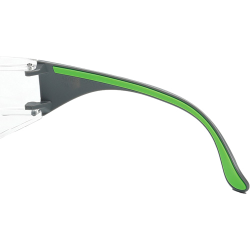 Lunettes de s&eacute;curit&eacute; gris/vert Adapt Lite, Lentille Transparent, Antibu&eacute;e/Anti-&eacute;gratignures, ANSI Z87+/R&eacute;pond ou surpasse la norme CSA Z94.3 Consource