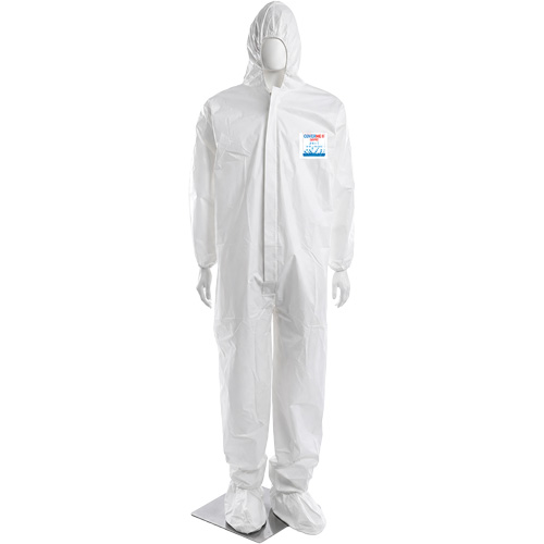 Combinaison XP1800 CoverMe, 4T-Grand, Blanc, Micropore Consource