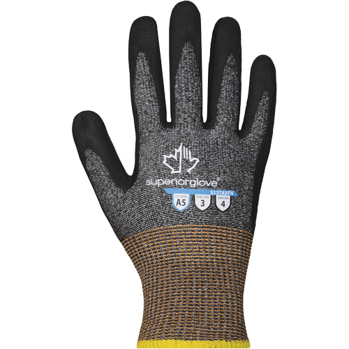 Gants minces r&eacute;sistants &agrave; la coupe PRO S13TAXFN, Taille 9, Calibre 13, Rev&ecirc;tement Mousse de nitrile, Enveloppe en TenActiv, ASTM ANSI niveau A5 Consource