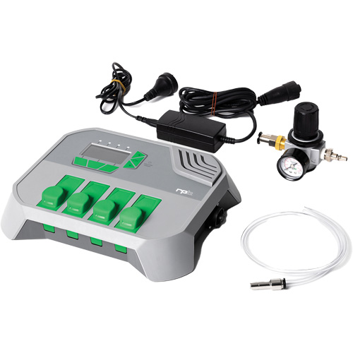 Moniteur de gaz GX4 avec cartouche CO de 5 ppm et ensemble d'adaptateur d'alimentation Consource