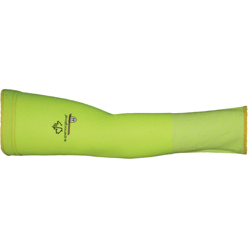 Max KTX1HV Cut-Resistant Sleeve, X-Large, TenActiv, 18", ASTM ANSI Level A9, High Visibility Yellow Consource