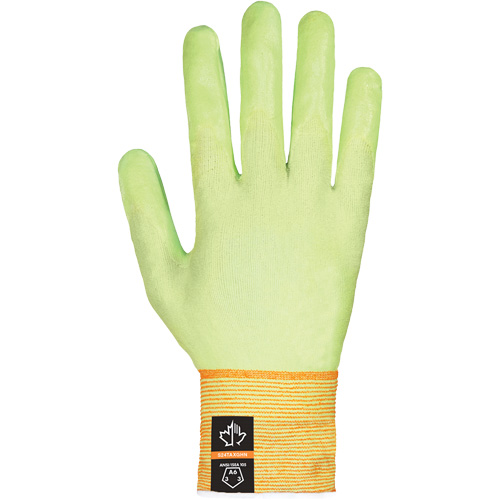 Gants ultra-fins haute visibilit&eacute; r&eacute;sistants &agrave; la coupe Dexterity Max, Taille 7, Rev&ecirc;tement Mousse de nitrile, Enveloppe en TenActiv, ASTM ANSI niveau A6 Consource