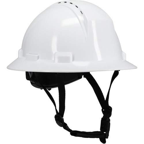 Casque de s&eacute;curit&eacute; &agrave; bord complet Kilimanjaro avec coque en PEHD, R&eacute;pond aux normes CSA type 2, Suspension Rochet, Ventil&eacute; Consource