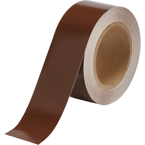 Pipe Marker Tape, 90', Brown Consource