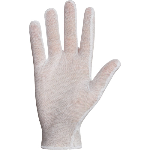 Superior&reg; ML40 Inspection Glove, Poly/Cotton, Hemmed Cuff, One Size Consource
