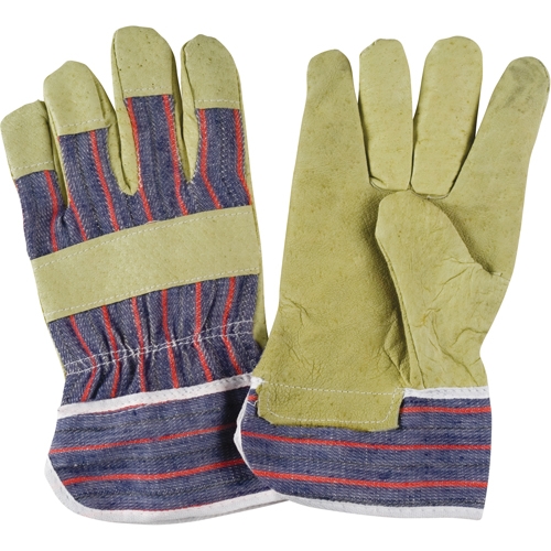 Abrasion-Resistant Comfort Fitters Glove, Large, Grain Pigskin Palm, Cotton Inner Lining Consource