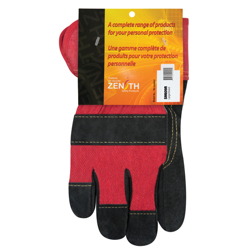 Superior Warmth Winter-Lined Fitters Gloves, Large, Split Cowhide Palm, Thinsulate Inner Lining Consource