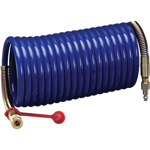 3M Series Loose Fitting Facepieces with Supplied Air-SUPPLIED AIR HOSES, Coiled High Pressure, 25' Consource