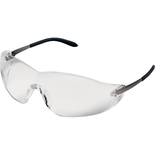 Lunettes de s&eacute;curit&eacute; Blackjack, Lentille Transparent, Anti-&eacute;gratignures, ANSI Z87+/R&eacute;pond ou surpasse la norme CSA Z94.3 Consource