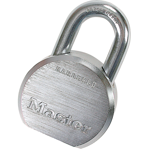 ProSeries&reg; Padlock, Silver, Keyed Different, Hardened Steel, 2-1/2" Width Consource