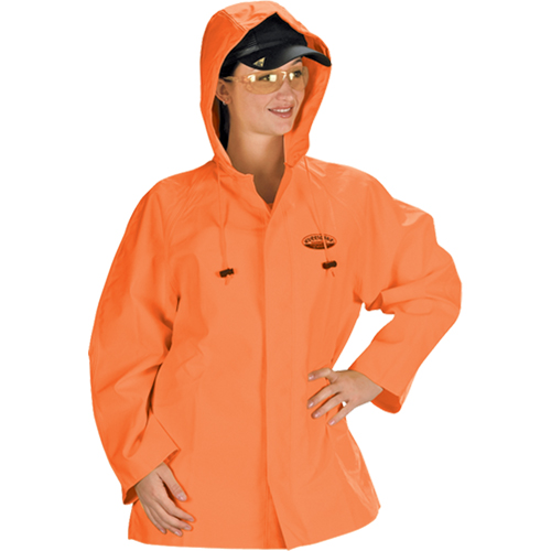 V&ecirc;tements imperm&eacute;ables Hurricane ignifuges et r&eacute;sistants &agrave; l'huile, veste, 4T-Grand, Orange haute visibilit&eacute; Consource