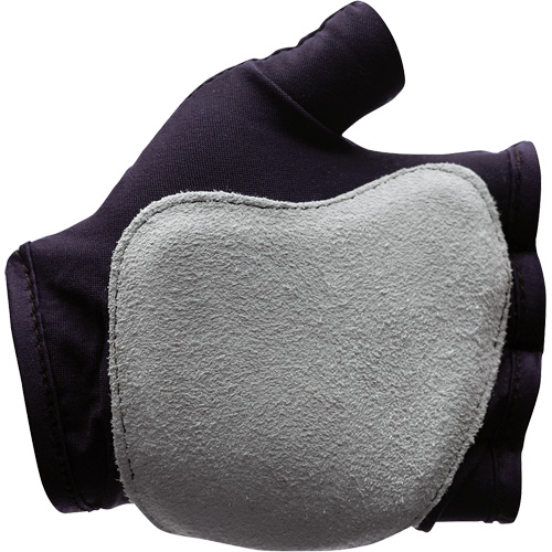 Anti-Impact Fingerless Right-Hand Glove, X-Small, Split Leather Palm, Slip-On Cuff Consource