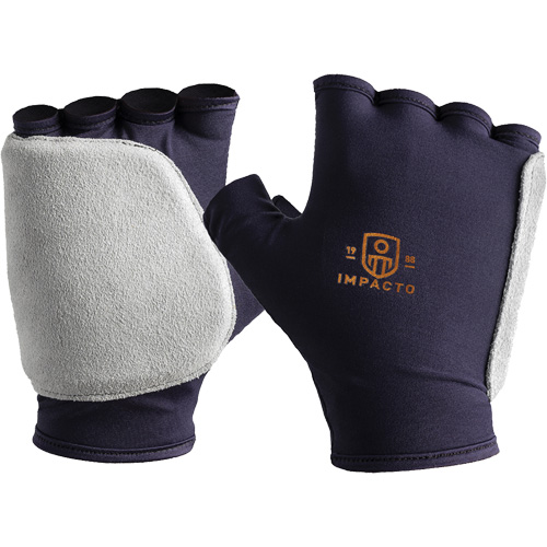 Palm and Side Impact Glove Liner-Left, X-Small, Grain Leather Palm, Slip-On Cuff Consource