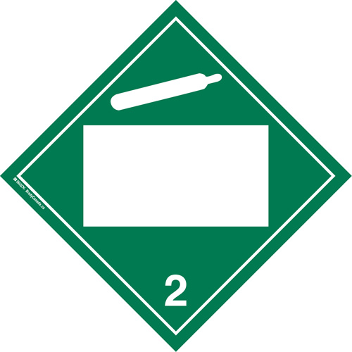 Plaque-&eacute;tiquette TMD gaz non toxique, Plastique Consource