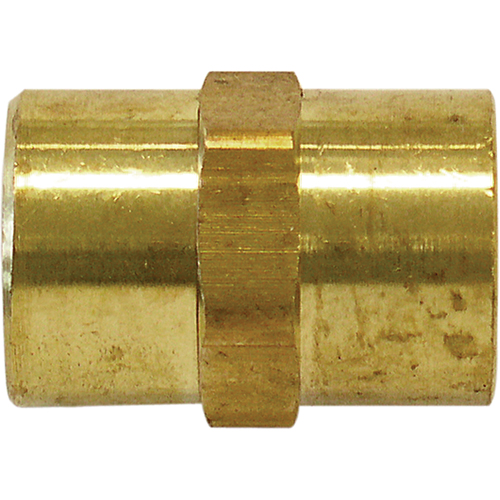 Female Hex Nipple, Brass Consource
