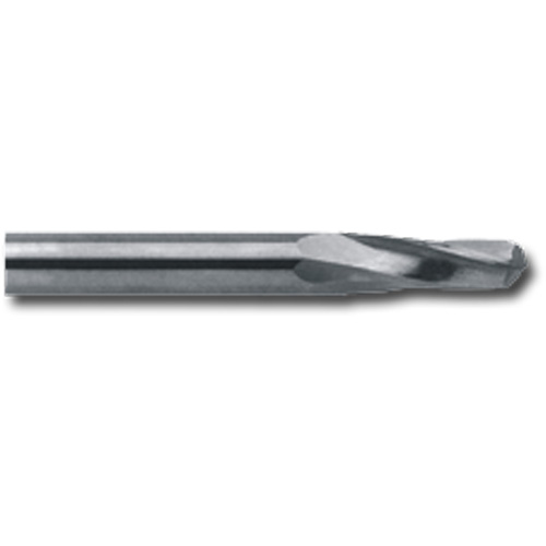 Ball End Extended Length End Mill, 3/8" Dia., 2 Flutes, Carbide Consource