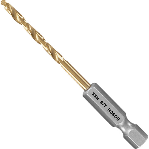 Impact Tough Drill Bit, High Speed Steel, 1-3/4" Flute, 135° Point Consource