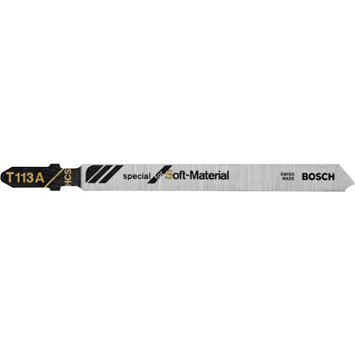 Knife-Edge Jigsaw Blades, High-Carbon Steel, T-Shank, 4" L Consource