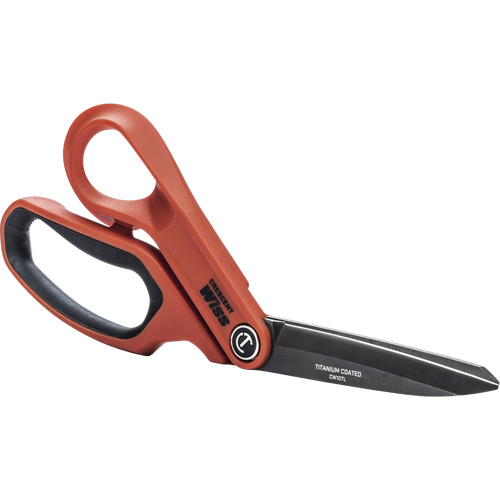 Cisaille pour ouvrier professionnel, 10", Poign&eacute;e Anneaux Consource