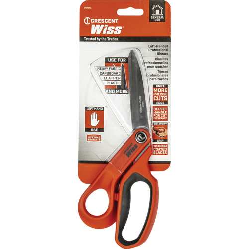 Cisaille pour ouvrier professionnel, 10", Poign&eacute;e Anneaux Consource