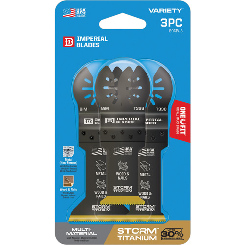 One Fit Storm Titanium Metal & Wood Blade Pack Consource