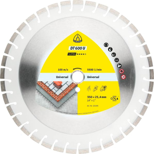 DT 600 U Supra Large Diamond Cutting Blades Consource