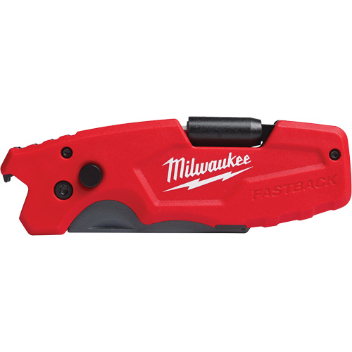 FASTBACK 6-in-1 Folding Utility Knife, 8-3/4" L, 6 Functions, 1 lbs. Consource