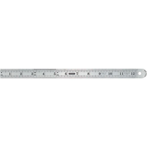 R&egrave;gle de pr&eacute;cision flexible de calibre industriel, 13" lo, Acier Consource