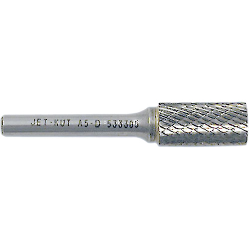 JET-KUT Cylindrical Shape Bur, 3/8" Dia., 1/4" Shank, 3/4" Depth of Cut Consource
