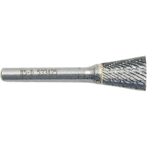Inverted Cone Shape Burr, 3/8" Dia., 1/4" Shank, 3/8" Depth of Cut Consource