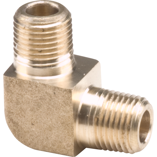 Male Pipe Elbows 90°, 1/4" Dia., Brass Consource