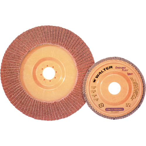 Disque &agrave; lamelles Stainless Enduro-Flex, 4-1/2" x 7/8", Type 27, Grain 40, Alumine de zirconium Consource