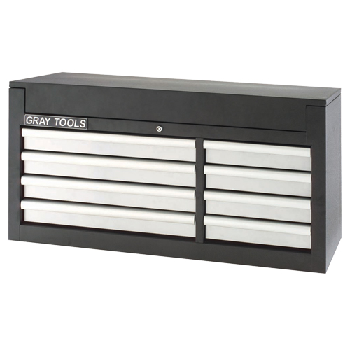 Coffre sup&eacute;rieur - 8 tiroirs, 53-3/8" la, 8 tiroirs, Noir Consource