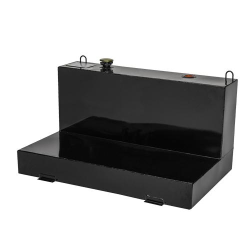 R&eacute;servoir de transfert pour carburant en acier, Acier, Capacit&eacute; 100 gal., Noir Consource