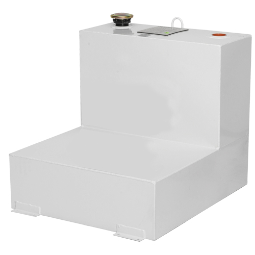 Steel Fuel Transfer Tank, Steel, 48 gal. Capacity, White Consource