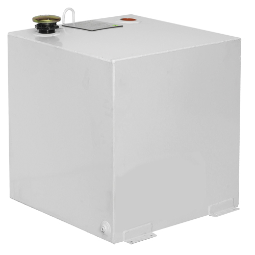 Steel Fuel Transfer Tank, Steel, 50 gal. Capacity, White Consource