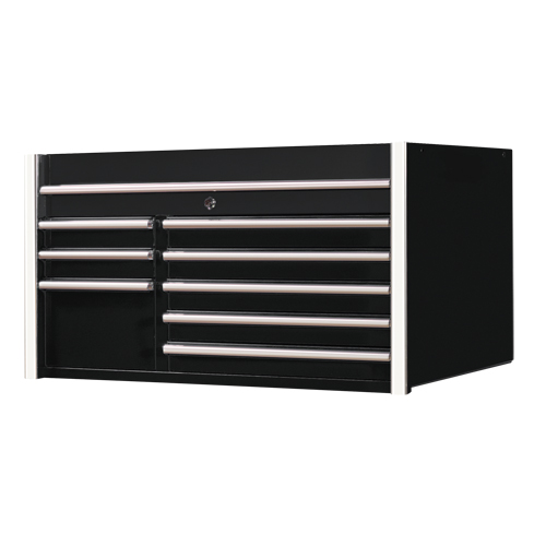 RX Series Tool Chest, 41" W, 8 Drawers, Black Consource