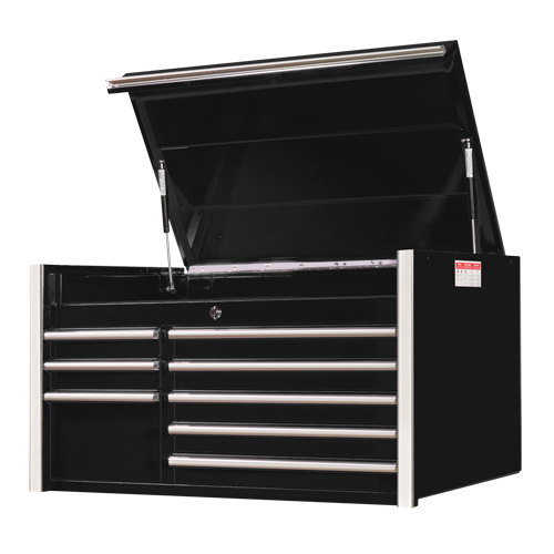 RX Series Tool Chest, 41" W, 8 Drawers, Black Consource