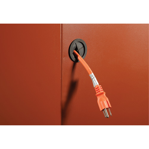 Field Office Jobsite Box, 33" W x 63" D x 80" H, Steel, Red Consource