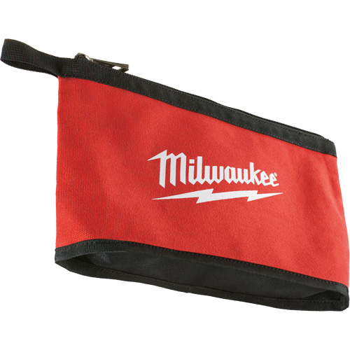 Zipper Pouch, Canvas, 1 Pockets, Black/Red Consource