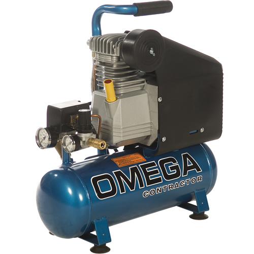 Portable Contractor Series Compressors - Oil Lube, Direct Drive, Electric, 2.6 Gal. (3.2 US Gal), 125 PSI, 115/1 V Consource
