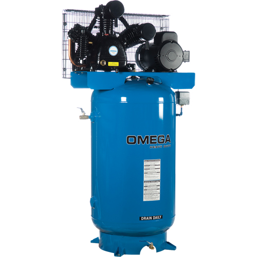 Industrial Series Air Compressors - Horizontal Compressor - Two Stages, 66.6 Gal. (80 US Gal) Consource