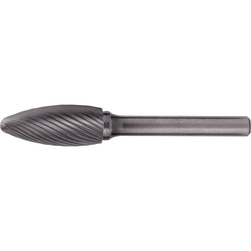 Fraises au carbure solide - Forme de flamme CLEVELAND, 1/2" dia., 1/4" Tige Consource
