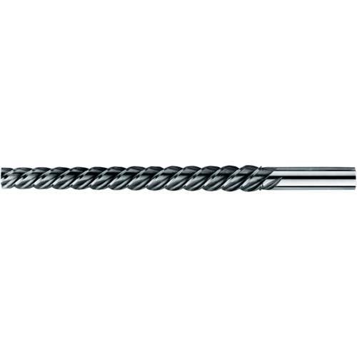 CLEVELAND High Spiral Spirex&reg; Taper Pin Reamer, #6 Drill, #6 Reamer, Spiral Flute, High Speed Steel, Taper Shank Consource