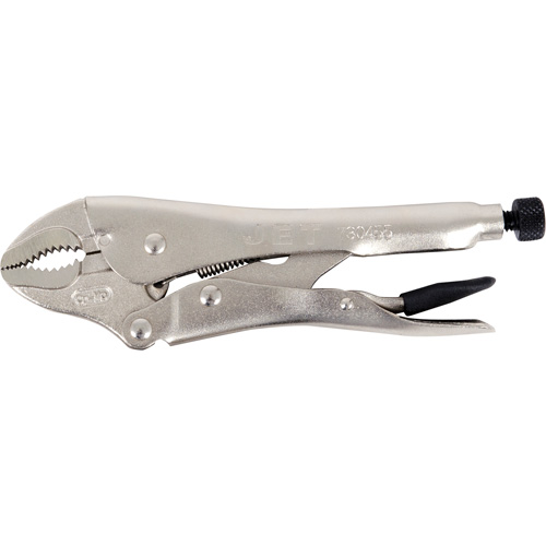 J7WR Super Heavy-Duty  Locking Pliers with Cutter, 7" Length, Curved Jaw Consource