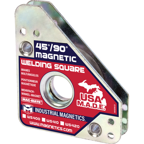 Magnetic Welding Squares, 3-3/4" L x 3/4" W x 4-3/8" H, 75 lbs. Consource