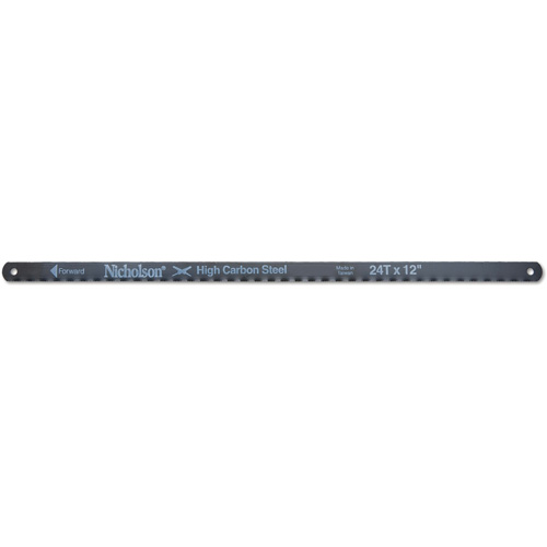 Lame de scie &agrave; m&eacute;taux incassable de rechange, Carbone, 10" lo, 18 dents par pouce Consource